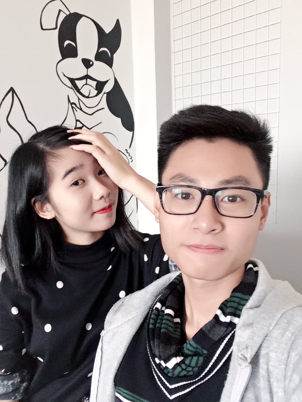 Anh Đức và Hương Giang năm 2016
